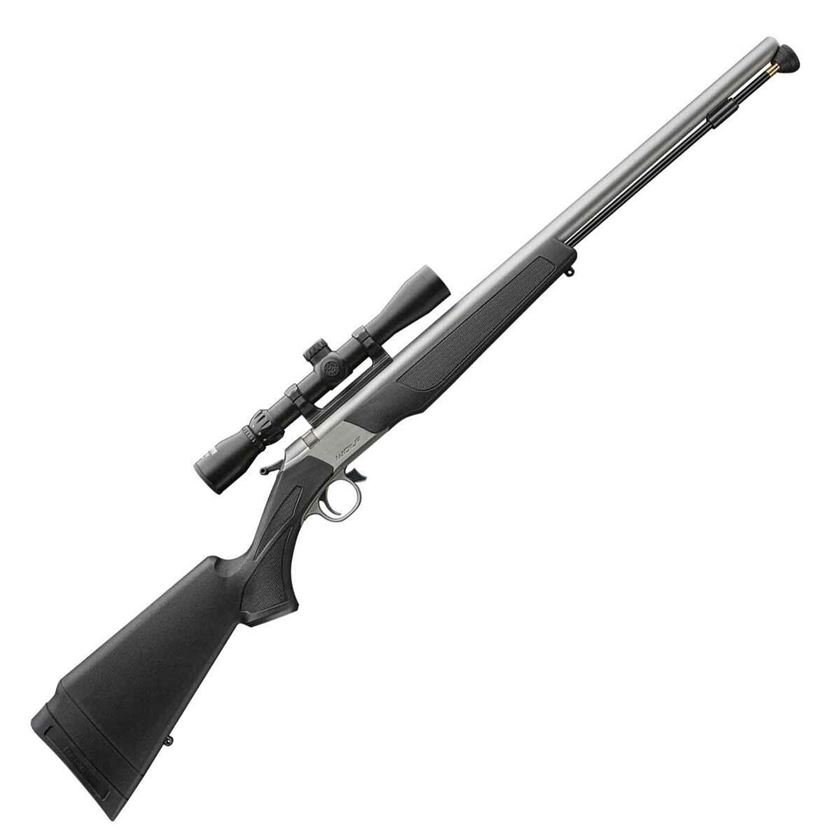 CVA Wolf V2 50 Caliber Matte Black Break Action-Hammer Fire In-line Muzzleloader – 24in CVA Wolf V2 50 Caliber Matte Black Break Action-Hammer Fire In-line Muzzleloader – 24in
