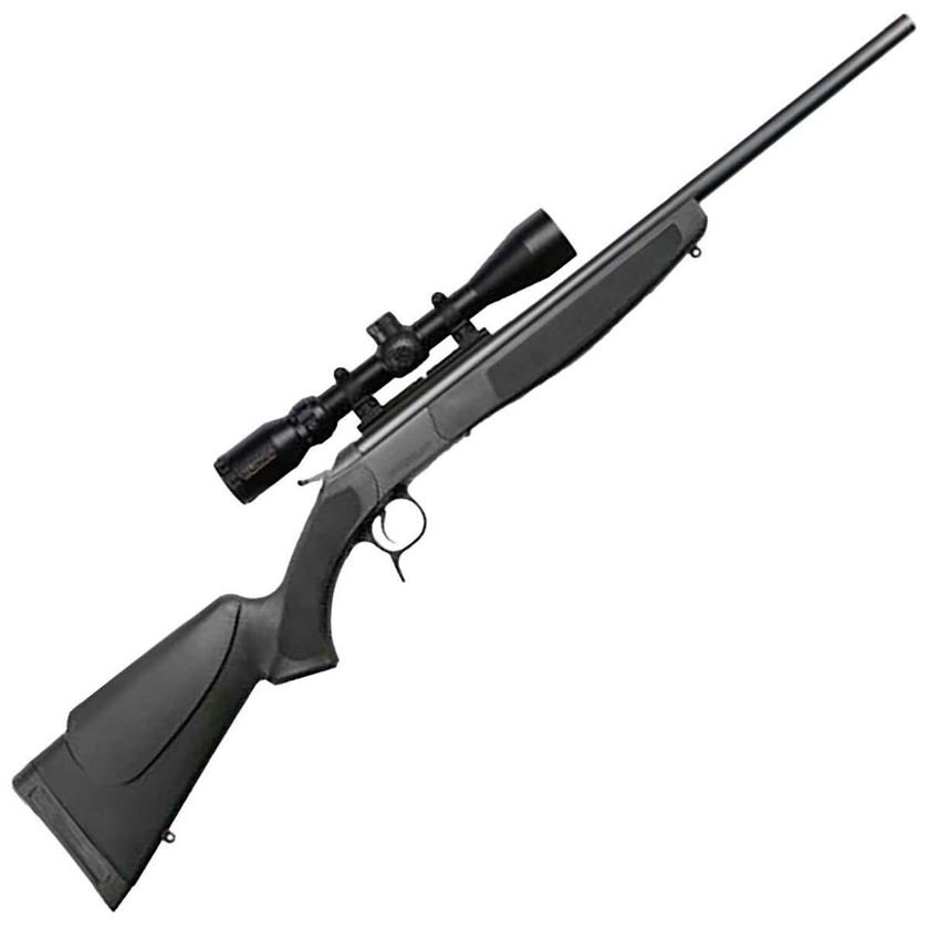 CVA Scout Black Single Shot Rifle – 243 Winchester – 20in