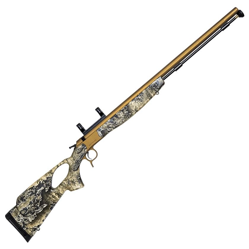 CVA Optima V2LR 50 Caliber Patriot Brown/Realtree Escape Cerakote Break Action In-Line Muzzleloader – 28in